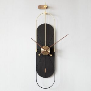 GALLERIA CAPSULE WALL CLOCK(BLACK)