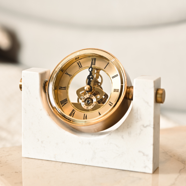 THE GOLDEN GEM TABLE CLOCK