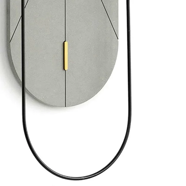 GALLERIA CAPSULE WALL CLOCK(GREY)) - Image 3
