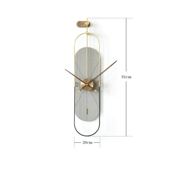 GALLERIA CAPSULE WALL CLOCK(GREY)) - Image 2