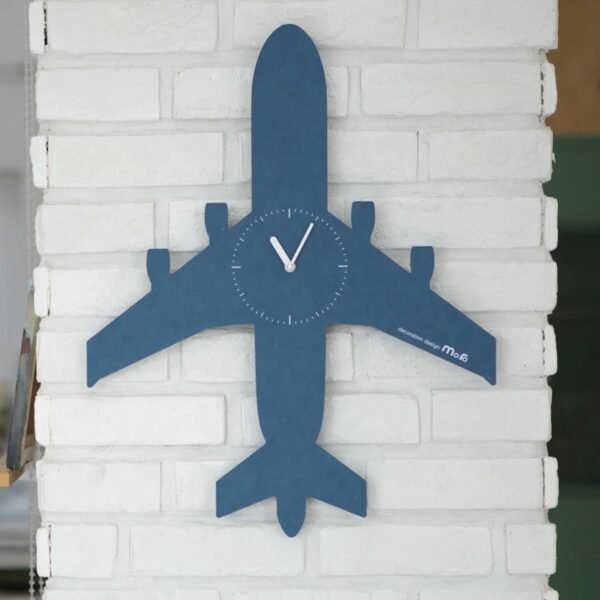 AIRPLANE KIDS CLOCK(BLUE)