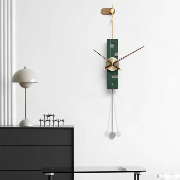 VERTICAL SWING CLOCK(GREEN) - Image 3