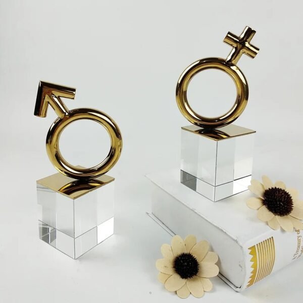 CURTIS JERE CRYSTAL BOOKENDS - Image 8