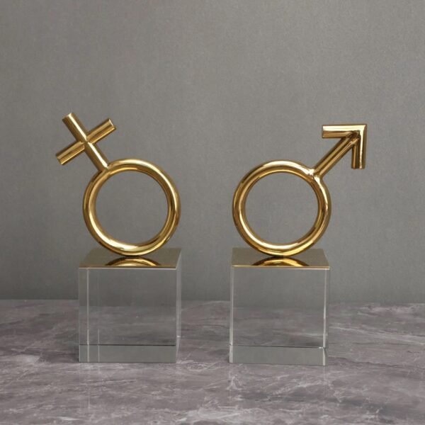 CURTIS JERE CRYSTAL BOOKENDS - Image 5