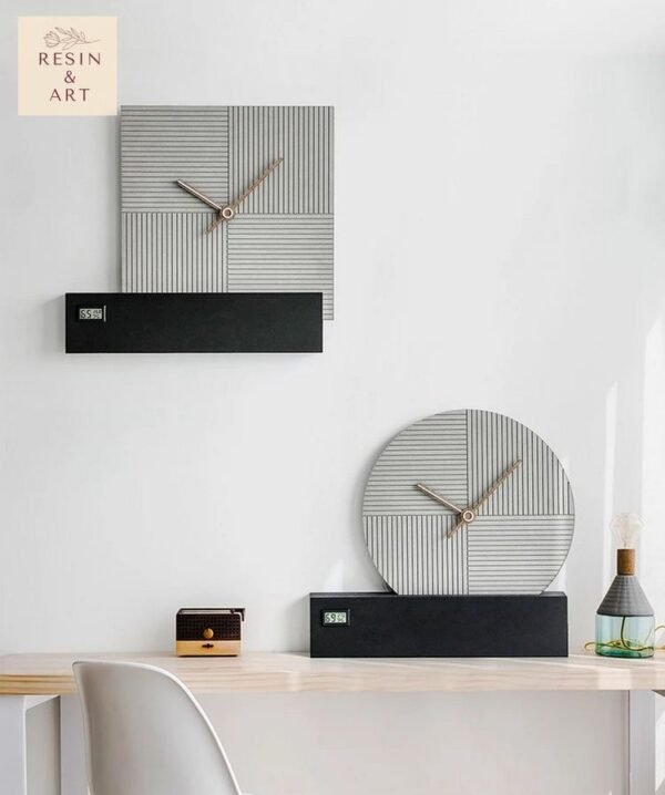 ETERNAL GREY WALL CLOCK(circle) - Image 3