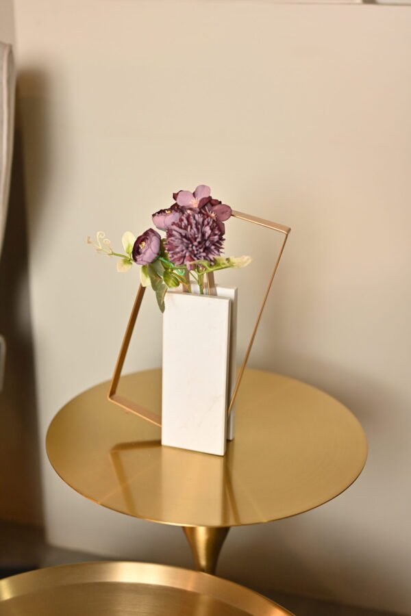 ESTHETIC MARBLE VASE(WHITE) - Image 3