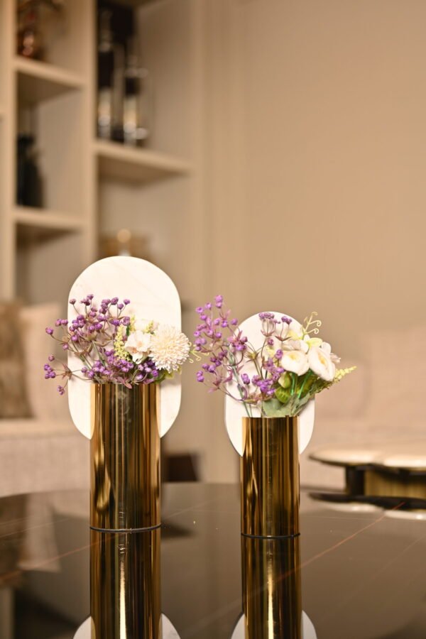 PEARL METAL VASE