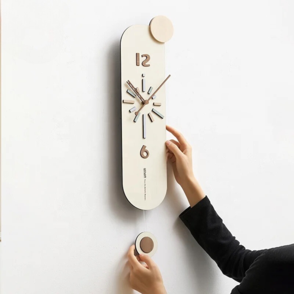WOOD CREATIVE PENDULUM(BEIGE) - Image 2