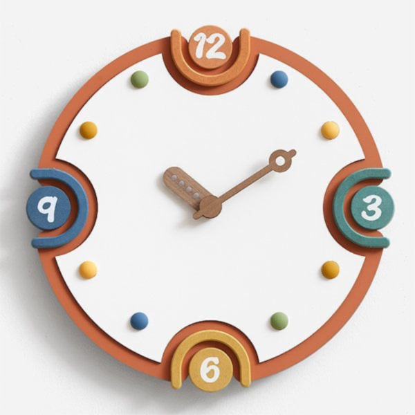 DRAMATIC KIDS WALL CLOCK