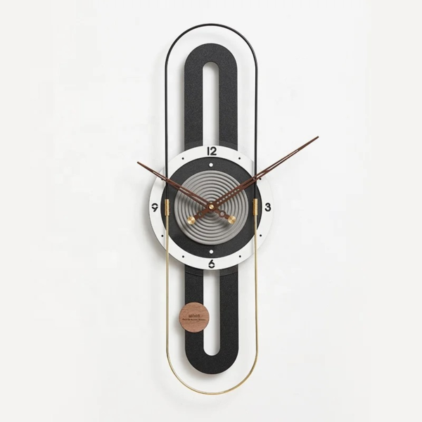 NORDIC STYLE WALL CLOCK(BLACK)