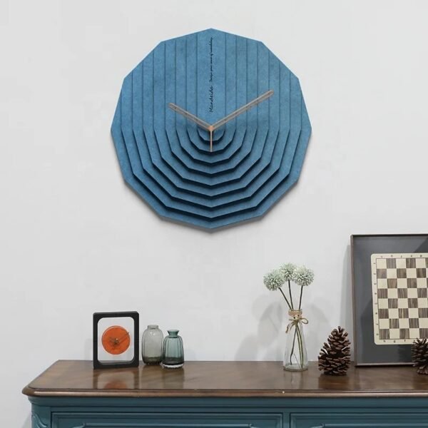 DODECAGON CLOCK (blue)