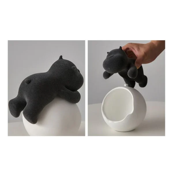 CUTE BEAR STORAGE(GREY) - Image 3