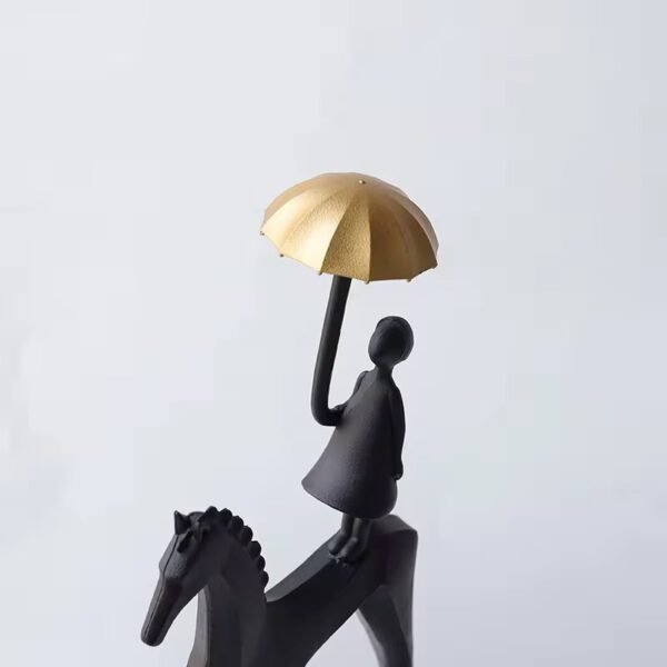 HORSE RIDER SCULPTURE - Image 4