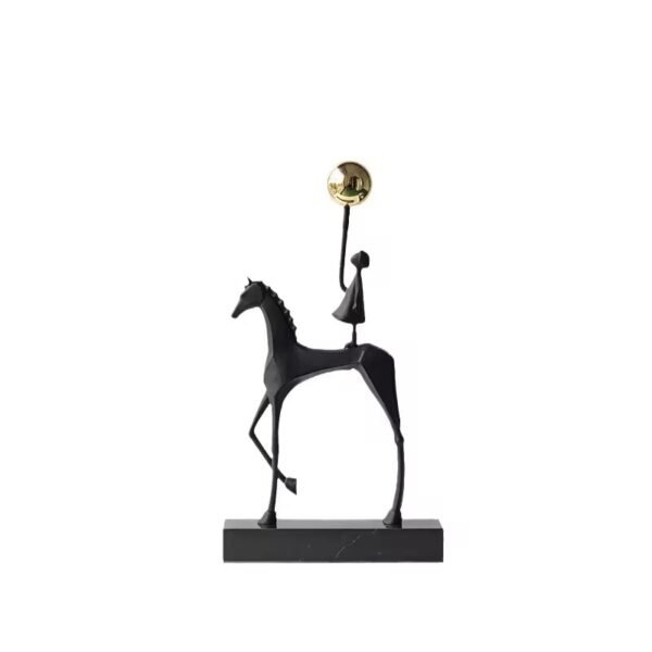 HORSE RIDER SCULPTURE - Image 6