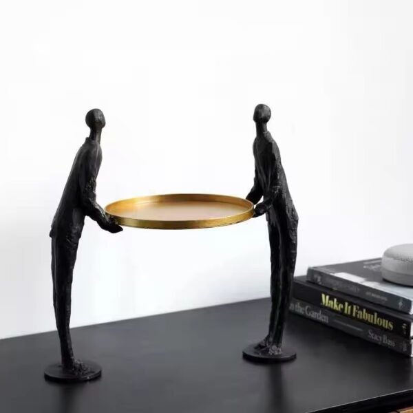 GOLDEN PLATE SCULPTURE(BLACK)