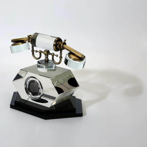 VINTAGE STYLE CRYSTAL TELEPHONE - Image 3