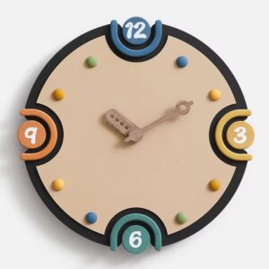 DRAMATIC KID'S WALL CLOCK